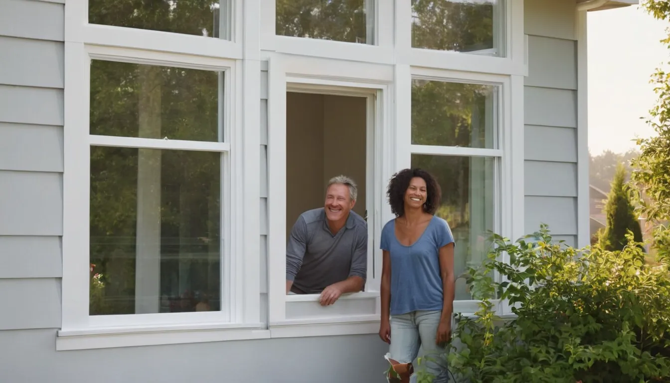 A bright, newly installed window on a frame home in St. Michael